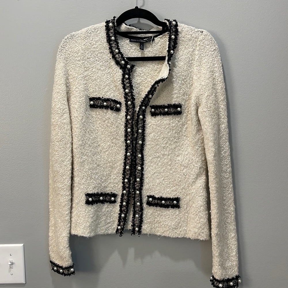 White House Black Market Cardigan Sweater sz M